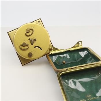 Vintage Fisher Precision Movement Folding Travel Alarm Clock