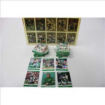Vintage Football Trading Cards, 100+ Pieces