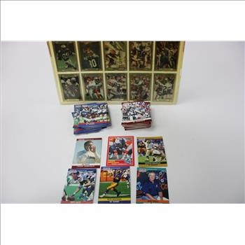 Vintage Football Trading Cards, 100+ Pieces
