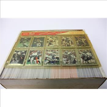Vintage Football Trading Cards, 100+ Pieces