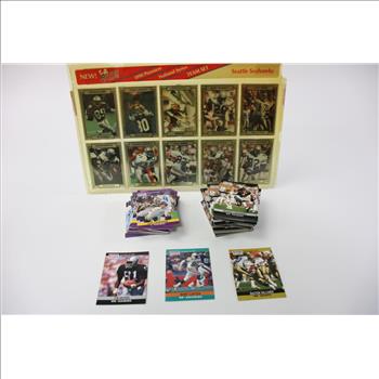Vintage Football Trading Cards, 100+ Pieces