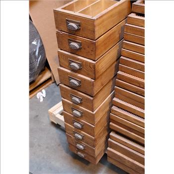 Vintage Hamilton Printers Cabinet