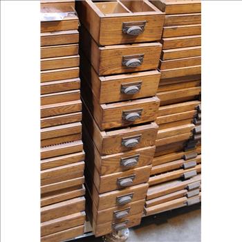 Vintage Hamilton Printers Cabinet