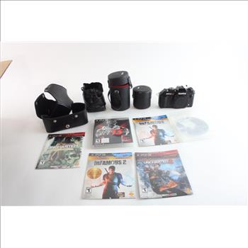Vintage Konica Camera, PS3 Games & More, 8+ Pieces
