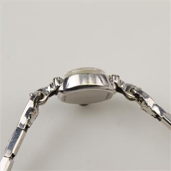 Vintage Lady Hamilton 14kt Gold Diamond Watch