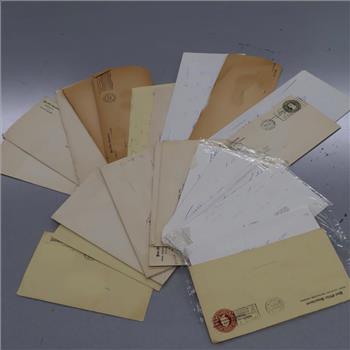 Vintage Letters And US Stamps; 30 Pieces