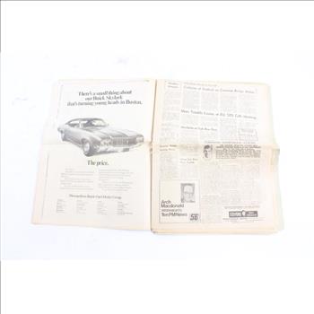 Vintage Newspaper, Dec 2 1969, Headline 