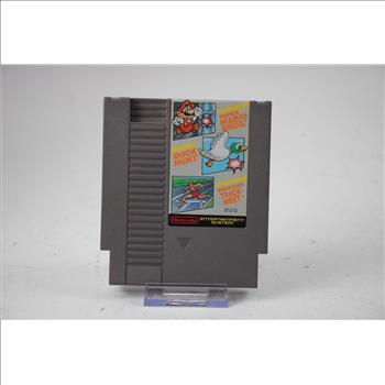 Vintage Nintendo Video Game - Super Mario Bros / Duck Hunt / World Class Track Meet