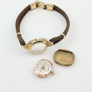 Vintage Omega 80 Microns Gold Swiss Made Watch