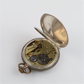 Vintage Pocket Watch .800 Silver