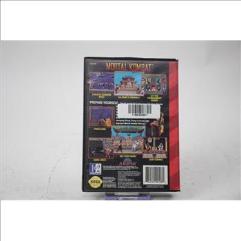 Vintage Sega Genesis Video Game - Mortal Kombat