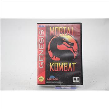Vintage Sega Genesis Video Game - Mortal Kombat