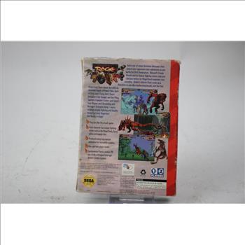 Vintage Sega Genesis Video Game - Primal Rage