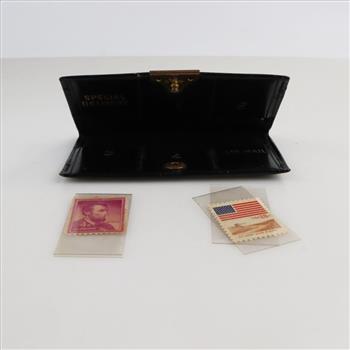 Vintage Stamp Wallet Including Stamps