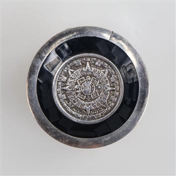 Vintage Sterling Silver Pill Box