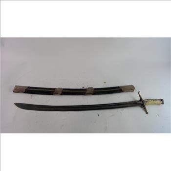Vintage Sword With Sheath, Unknown Maker
