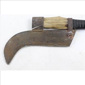 Vintage True Temper Kelly Works Brush Axe On Handle
