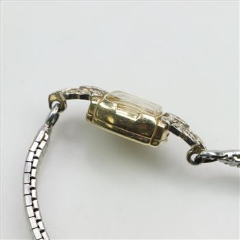 Vintage Wittnauer Watch Co. 14kt Gold Diamond Watch