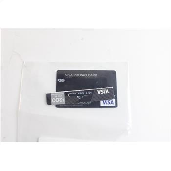 Visa $200 Prepaid Gift Card