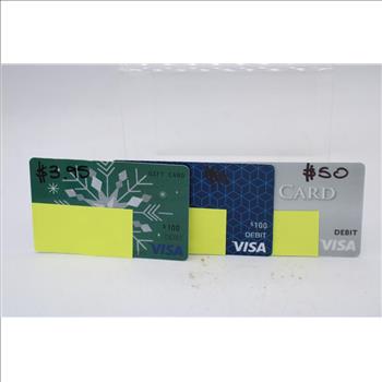 Visa, Chipotle, And More Gift Cards, 8 Pieces