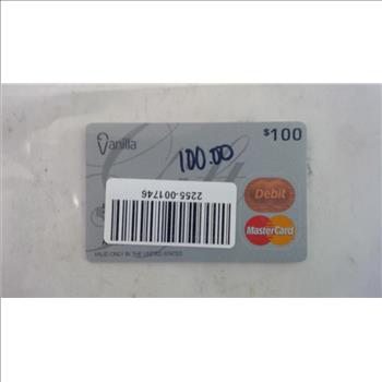 Visa Vanilla $100 Gift Card
