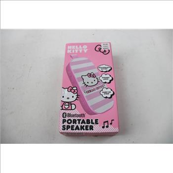 Vision LED Headphones, Hello Kitty Bluetooth Speaker, And Bass Jaxx Earbuds, 4 Pieces