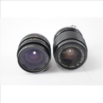 Vivitar Lenses Lot, 2 Pieces