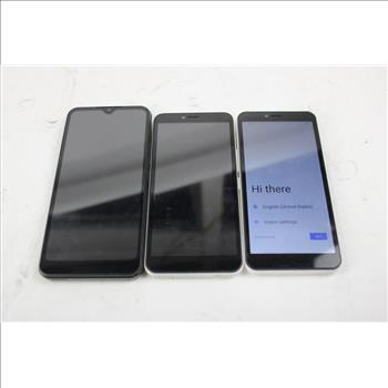 Vortex Cell Phone Lot,  3 Pieces, Sold For Parts