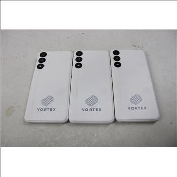 Vortex Cell Phone Lot, 3 Pieces, Sold For Parts