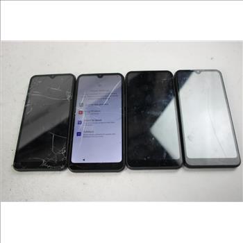 Vortex Cell Phone Lot, 4 Pieces, Sold For Parts