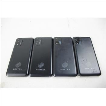 Vortex Cell Phone Lot, 4 Pieces, Sold For Parts