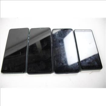 Vortex Cell Phone Lot, 4 Pieces, Sold For Parts