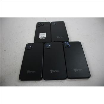 Vortex Cell Phone Lot, 5 Pieces, Sold For Parts