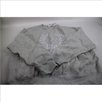 VS Pink Ivy Fleece Classic Crew Sweatshirt & Sweatpants