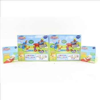 Vtech Deluxe Track Sets And Race Cars, 4 Pieces