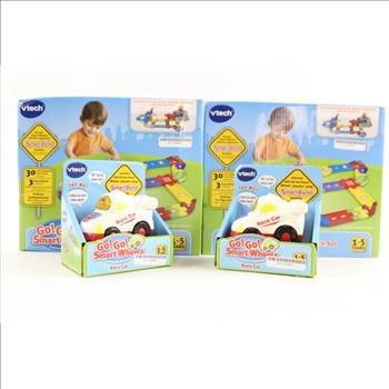 Vtech Deluxe Track Sets And Race Cars, 4 Pieces