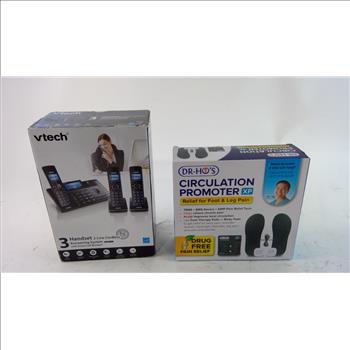 Vtech House Phone, Dr. Ho's Circulation Promoter, And  Bell Turn Signal, 3 Pieces