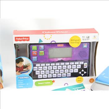 Vtech Kidizoom Camera, Leap Frog Explorer Learning Game, Fisher Price Smart Tablet Etc 8 Items