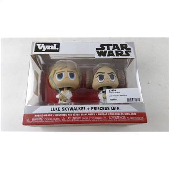 Vynl Starwars Luke Skywalker + Princess Leia