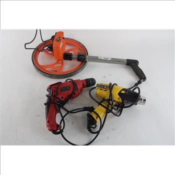 Wagner Heat Gun, Variable Speed Drill And Ground Distance Measure Tool