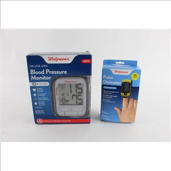 Walgreens Deluxe Blood Pressure Monitor And More, 2 Pieces