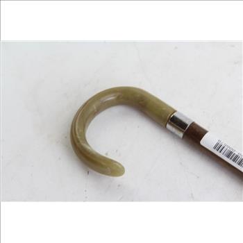 Walking Cane With Hooked Handle