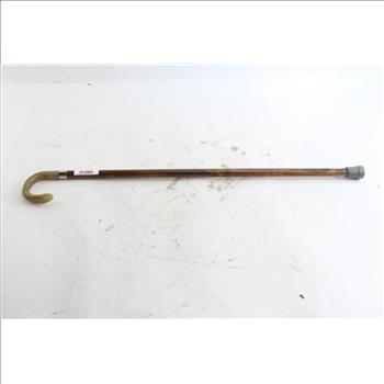 Walking Cane With Hooked Handle