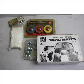 Wall And Counter Caulkstrip, Thumbwheel Ratchet Set, Hollow Wall Anchors, And More