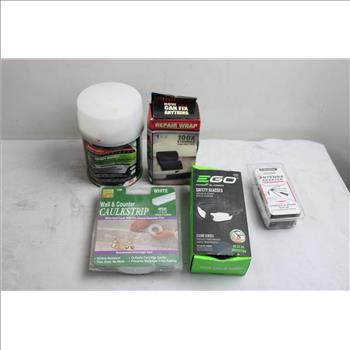 Wall And Counter Caulkstrip, Thumbwheel Ratchet Set, Hollow Wall Anchors, And More