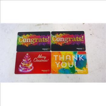 Walmart Giftcard 4 Pieces