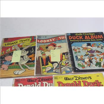 Walt Disney, Looney Tunes  Assorted Comics 5 Pieces