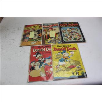 Walt Disney, Looney Tunes  Assorted Comics 5 Pieces