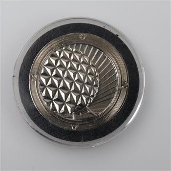 Walt Disney World Magic Kingdom & Epcot Brass Souvenir Token, 2 pieces