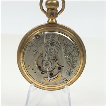 Waltham 10kt Gold-Plated Pocket Watch